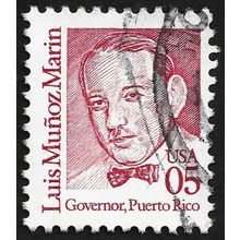 USA 1990 Luis Munoz Marin Puerto Rico Govenor 5c Sc#2173 USED @A252