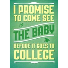 Baby College - Tree Free Greeting Card - 14519