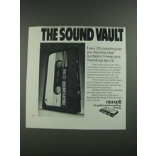 1975 Maxell UD Cassette Ad - The Sound Vault
