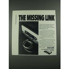 1975 Maxell UD Cassette Ad - The Missing Link
