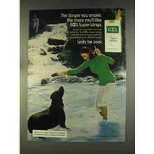 1976 Kool Super Longs Cigarettes Ad