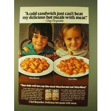 1979 Chef Boyardee Mini-Ravioli and Mini-Bites Ad