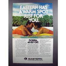 1979 Eastern Air Lines Ad - Warm Spot Just For You