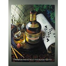 1982 Drambuie Liqueur Ad - Over Ice Sunday Puzzle