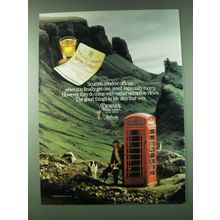 1989 Dewar's White Label Scotch Ad - Scottish Window offices