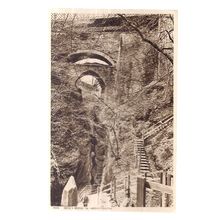 DEVIL'S BRIDGE, Aberystwyth unused vintage postcard by Harvey Barton =