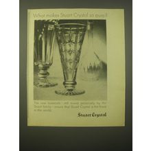 1966 Stuart Crystal Advertisement