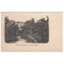 Warwick Castle from Bridge Early Undivided Back Postcard The Wrench Series 451