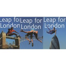 Jumping Over Tower Bridge Leap Eye For London Olympics 3x Postcard s