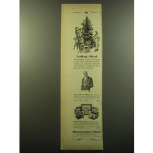 1959 Abercrombie & Fitch Advertisement - Cardigan and English Puzzle Box