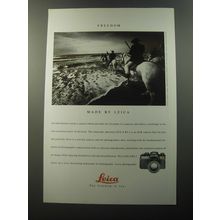 1992 Leica R6.2 Camera Advertisement - Freedom made by Leica