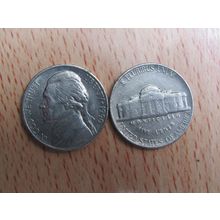 1990p USA 5 Cents Jefferson Nickel Coin