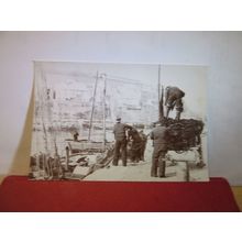 FISHERMEN, MEVAGISSEY, CORNWALL c.1900 postcard. Truro Museum =