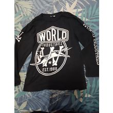 boys size 12 world industries skateboarding top