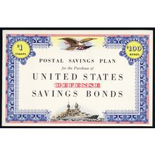 Postal Savings Bond Booklet For S4 Containing 24 $1 Stamps * Stuart Katz