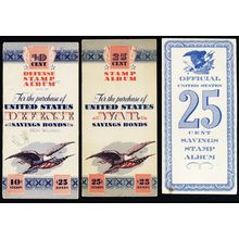 Four Different Saving Bonds Booklets & Labels PS11, S1, WS8, S7 * Stuart Katz