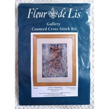 Coats Fleur de Lis Printed fabric Cross stitch Kit Gentle Presence Giraffe
