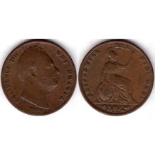 Great Britain. William IV. Farthing 1836. dy21414