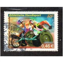 FRA 2002 46c 'WORLD DISABLED ATHLETICS' FINE USED (EBID20346)