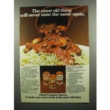 1977 Hunt's Tomato Sauce Ad - Never Taste Same Again