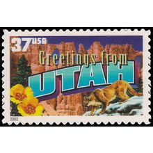3739 37c Utah Fine MNH V2844