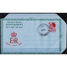 Australia. Aerogramme. 1963 10d Royal Visit Used