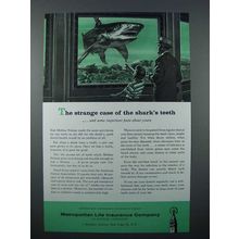 1958 Metropolitan Life Insurance Ad - Shark's Teeth