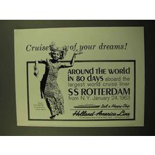 1962 Holland-America Line Ad - Cruise of Your Dreams