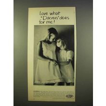 1963 Du Pont Dacron Ad - Love What Dacron Does For Me
