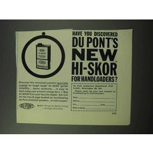 1963 Du Pont Hi-Skor Shotshell Powder Ad!