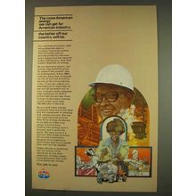 1976 Amoco Oil Ad - Energy for American Industry