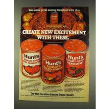 1977 Hunt's Tomato Sauce Ad - Create Excitement
