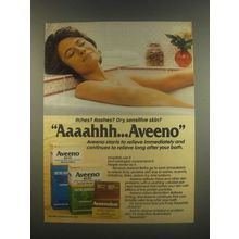1985 Aveeno Bath Ad - Itches? Rashes?