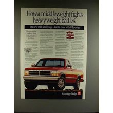 1991 Dodge Dakota 4x2 V-8 Truck Ad - Heavyweight