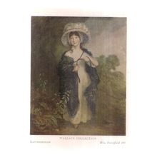 MISS HAVERFIELD by Gainsborough unused postcard Wallace collection #