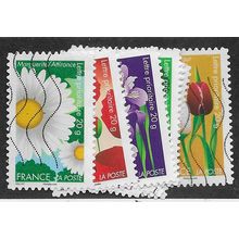 FRA 2012 (SET)(S/A) 'FLOWERS ' (12v) FINE USED (EBID58-133)