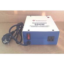 TRANSFORMADOR DE CORRIENTE PARA USAR EQUIPOS 120V DE USA EN ESPAÑA 500W MAXIMO