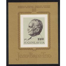 Yugoslavia President Tito's 80th Birthday MS 1972 MNH SG#MS1524