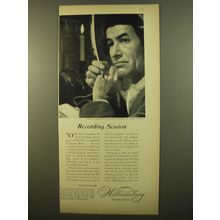1961 Williamsburg Virginia Advertisement - Recording Session