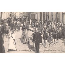 Procession De Furnes Le Portement De La Croix Belgium Old Postcard