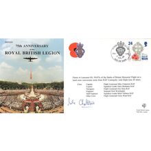 Mike Chatterton Royal British Legion One Million WW2 Poppies Hand Signed FDC