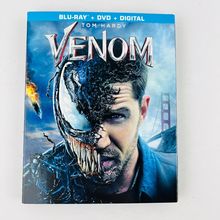 Venom Blu-ray / DVD Set Tom Hardy, Michelle Williams, Riz Ahmed