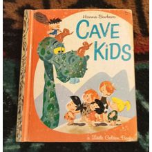 Old Vintage Little Golden Book Hanna Barbera Cave Kids (A) Edition 1963
