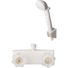 RV Shower Faucet W/Showerhead and Hose - Outdoor Non-Metallic Shower Parts On-Of