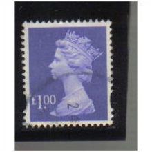 1995 GB F/U £1 VIOLET SG Y1725