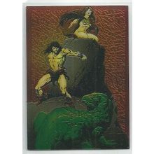 CONAN series 3 ' ALL CHROMIUM card # 58 (1996)