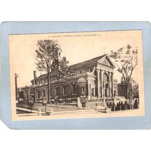 Rhode Island Woonsocket Postcard St Anthony Catholic Church~1278