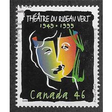 CAN 1999 46c 'LE THEATRE DU RIDEAU' FINE USED (EBID71-555)