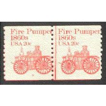 1908 20c Fire Pumper Average MNH Dry Gum CNP Left 3 V0122