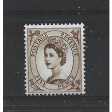 GB.SG616c 5d Brown.Mounted Mint.Jul25